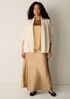 Cashmere Fluff High Collar Cardigan