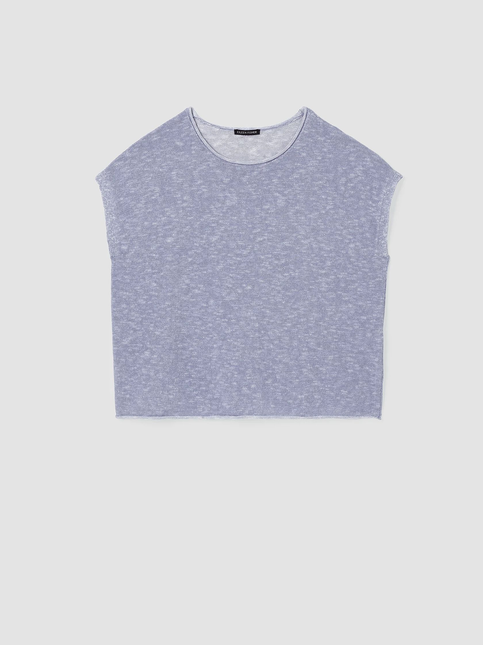 Organic Cotton Linen Slub Square Top