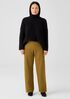 Boiled Wool Jersey Straight Pant