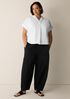 Organic Cotton Pucker Lantern Pant
