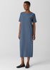 Washable Stretch Crepe Oval Dress