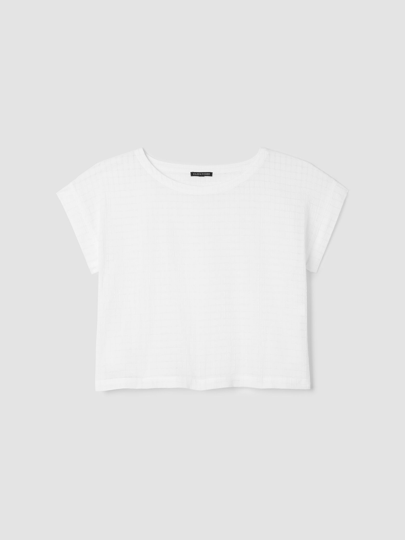 Organic Cotton Voile Box Square Top