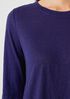 Organic Linen Jersey Crew Neck Top