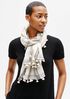 Textured Organic Cotton Plaid Scarf