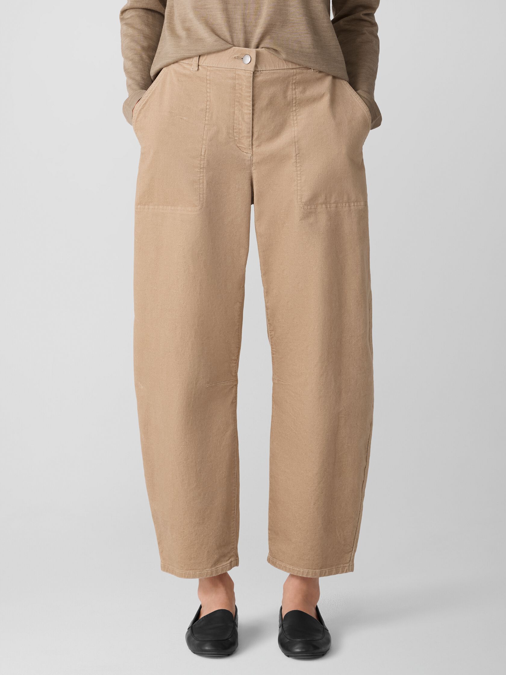 Brushed Organic Cotton Arch Pant