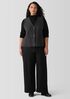 Lightweight Boiled Wool Vest in Regenerative Wool