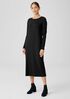 Stretch Jersey Knit Jewel Knit Dress