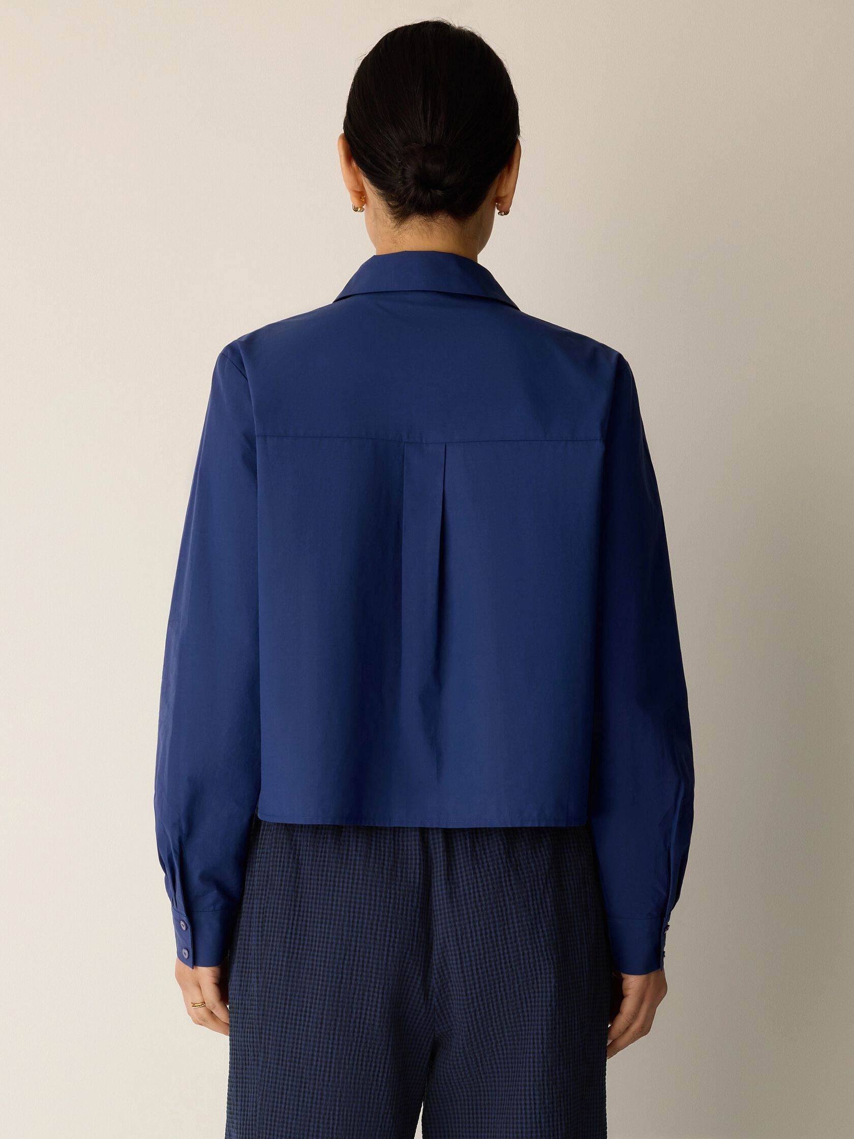 Organic Cotton Poplin Short Shirt