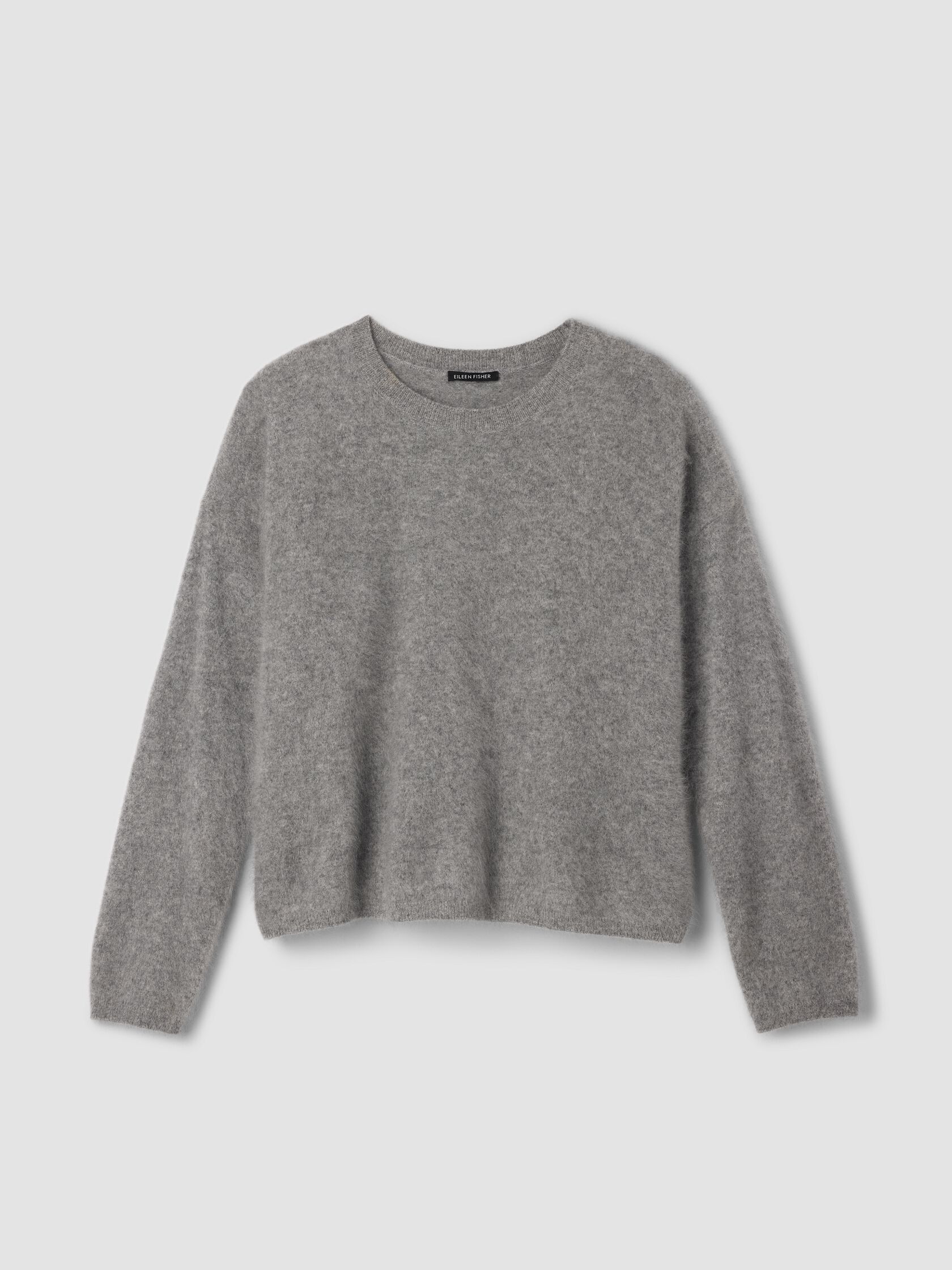 Cashmere Fluff Crew Neck Top