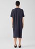 Organic Cotton Gauze Mandarin Collar Dress