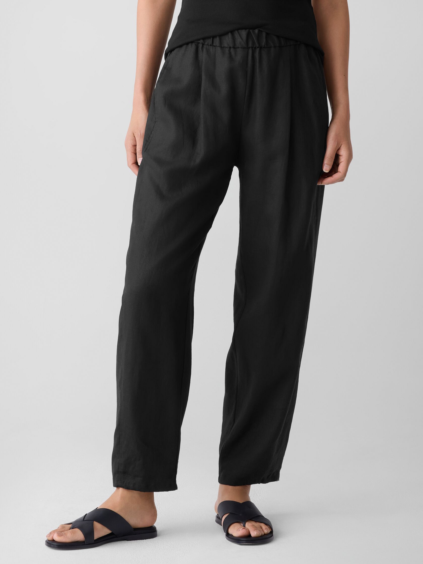 Organic Linen Lantern Pant