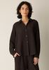 Woven Pliss&eacute; Classic Collar Shirt