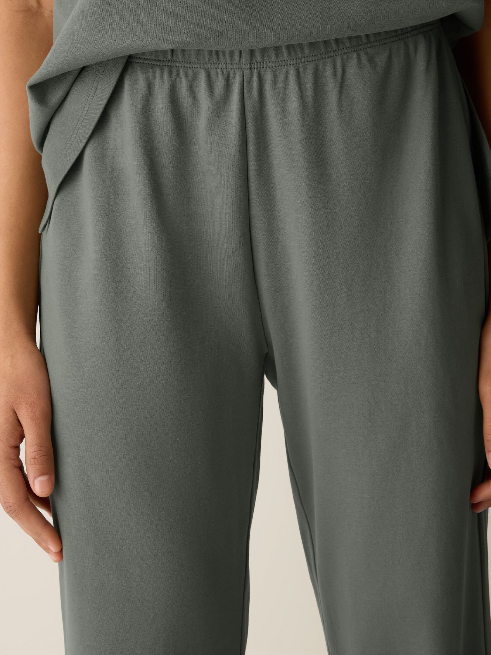 Organic Cotton Interlock Straight Sleep Pant