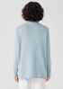 Cotton and Recycled Cashmere Turtleneck Long Top