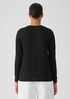 Organic Pima Cotton Jersey Round Neck Top