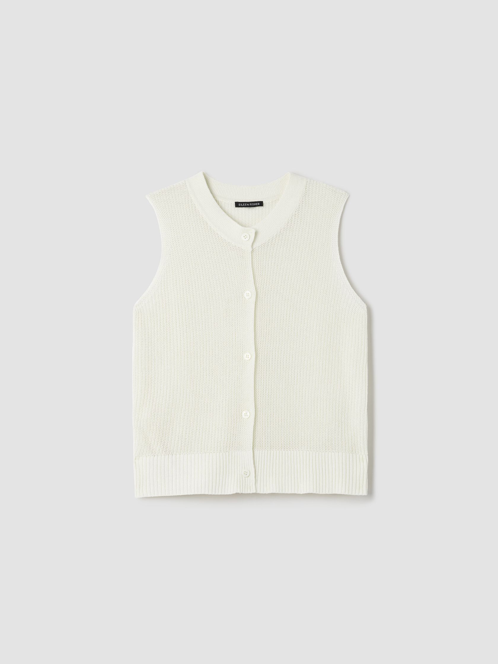 Cotton Silk Cord Vest