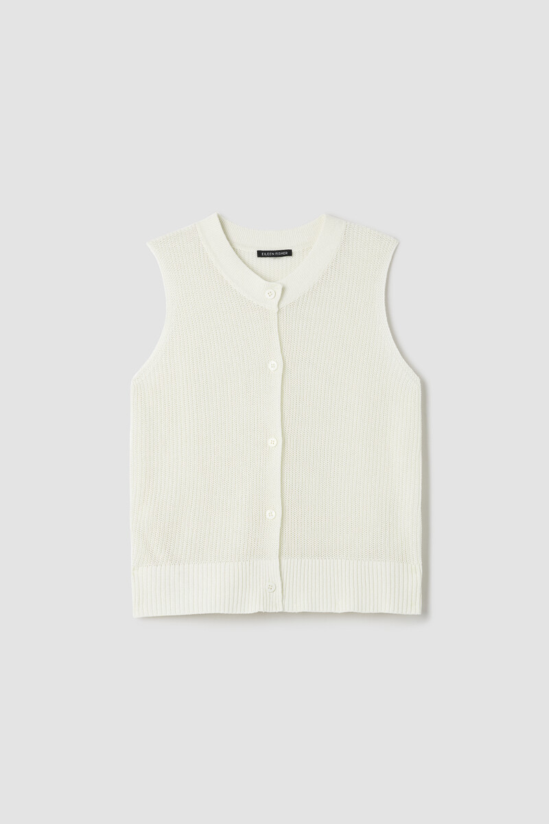 Cotton Silk Cord Vest Cotton Silk Cord Vest