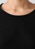 Peruvian Cotton Blend Crew Neck Top