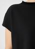 Organic Cotton French Terry Funnel Neck Top