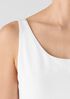 Organic Cotton Interlock Cropped Tank