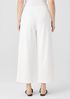 Pima Cotton Stretch Jersey Wide-Leg Pant
