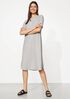 Tencel Rib Crew Neck Dress