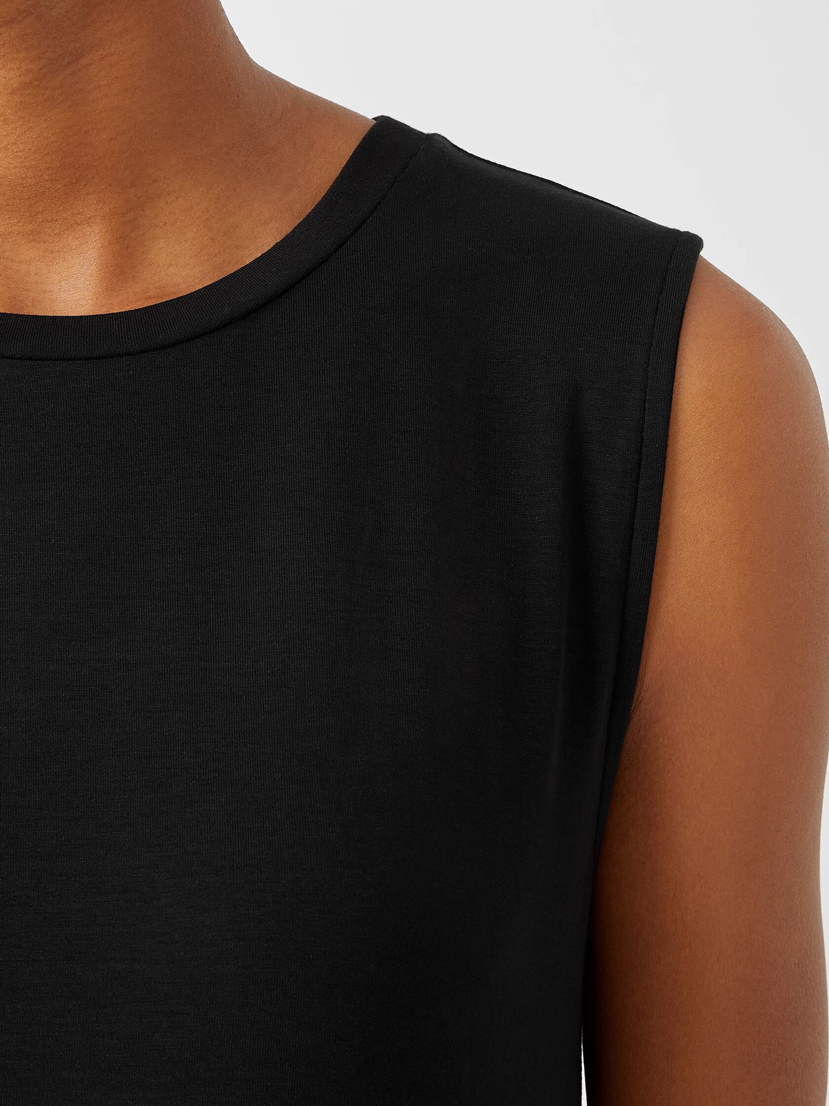 Fine Jersey Crew Neck Dress