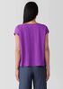 Organic Linen Jersey V-Neck Tee