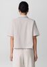 Organic Cotton Pucker Notch Collar Shirt