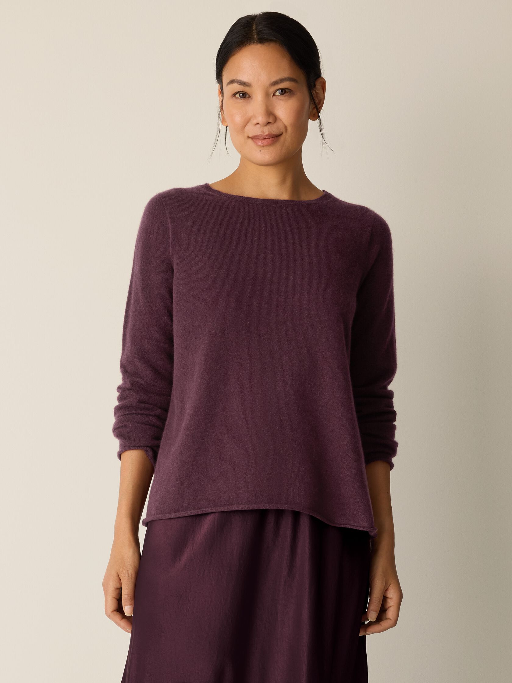 Italian Cashmere Bateau Neck Top