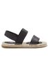 Max Washed Leather Espadrille Sandal