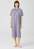 Slubby Organic Cotton Classic Collar Sleep Dress