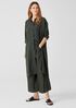 Washed Silk Habutai Wide-Leg Pant