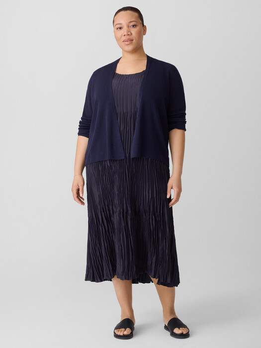 Organic Linen Cotton Cropped Cardigan