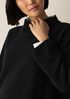 Peruvian Cotton Blend Funnel Neck Top