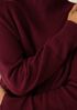Cotton & Recycled Cashmere Turtleneck Long Top