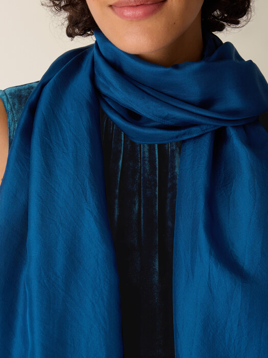 Washed Transitional Silk Scarf