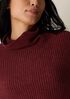 Organic Cotton Chenille Turtleneck Top