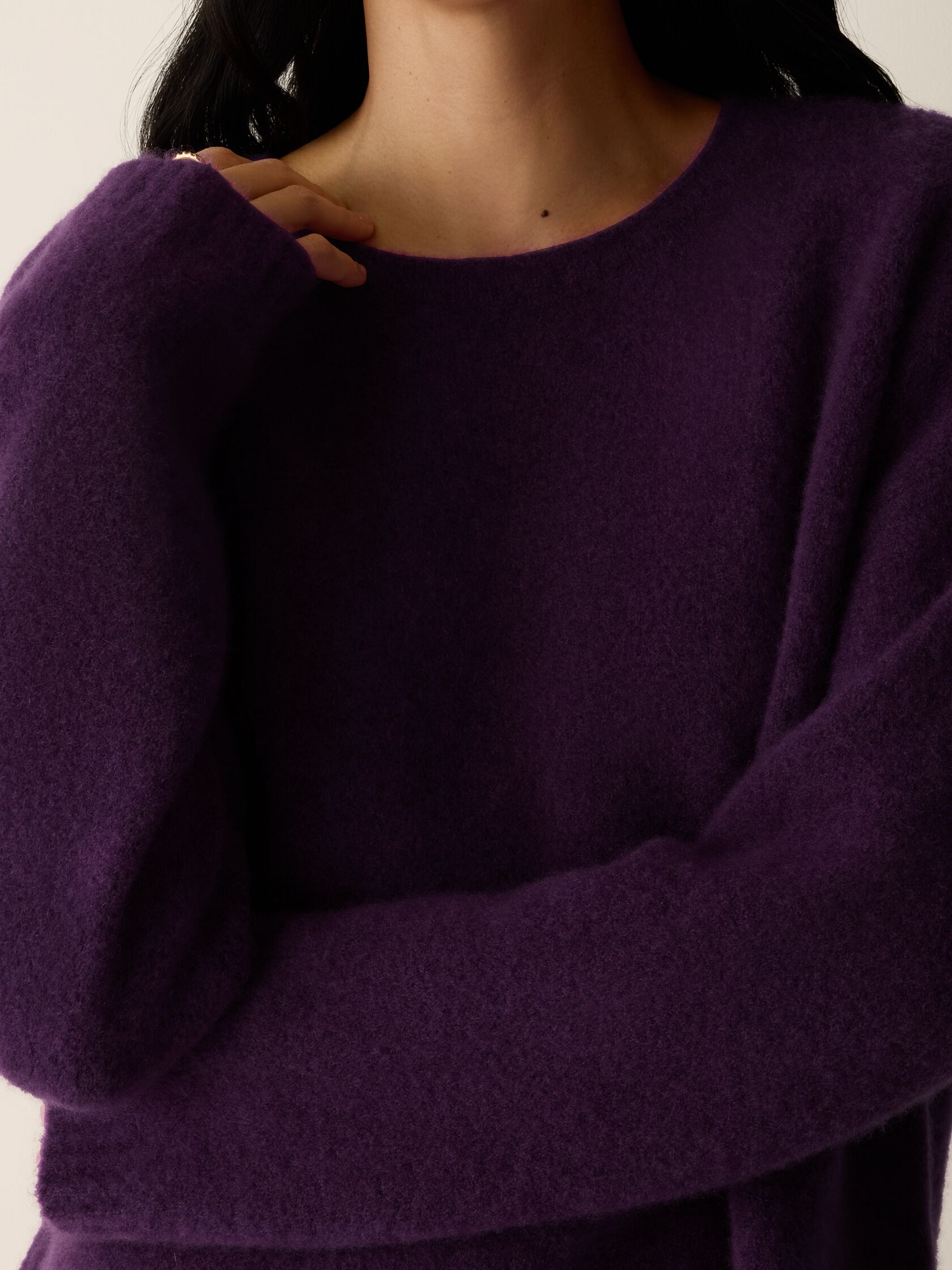Cashmere Silk Bliss Crew Neck Top