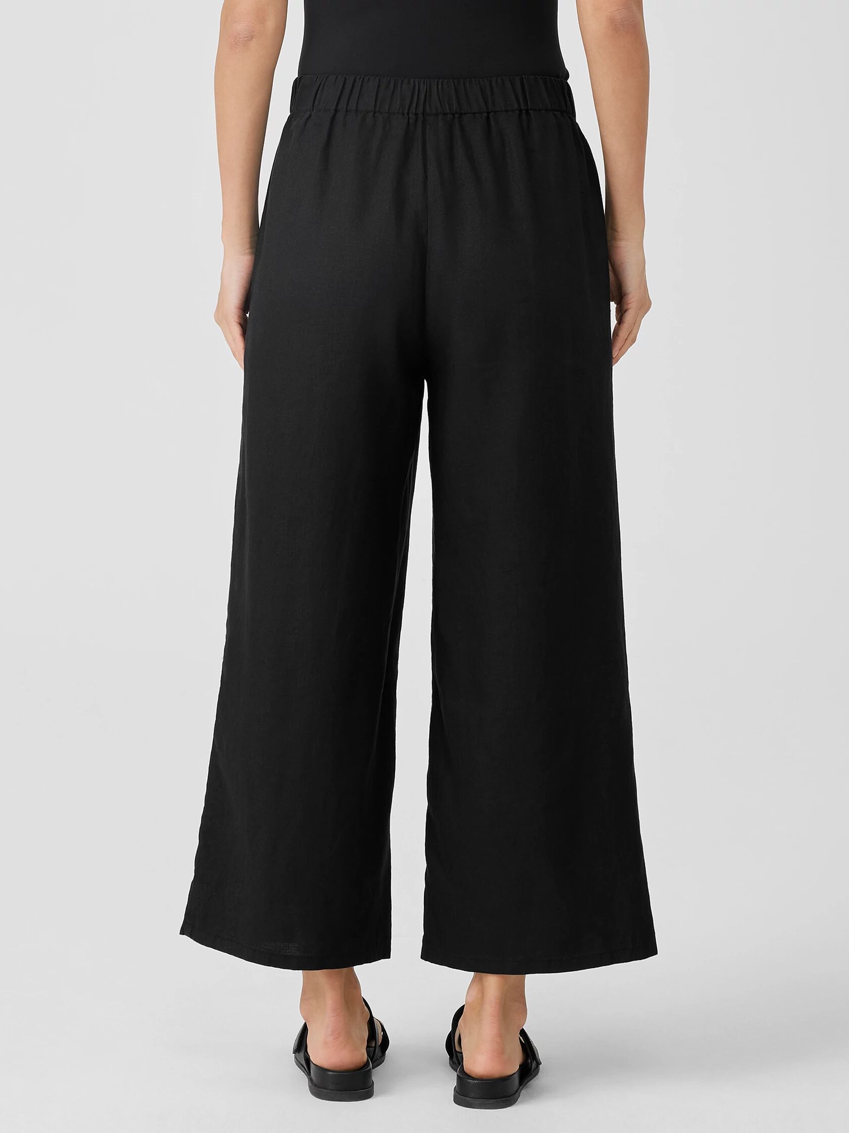Organic Linen Wide-Leg Pant