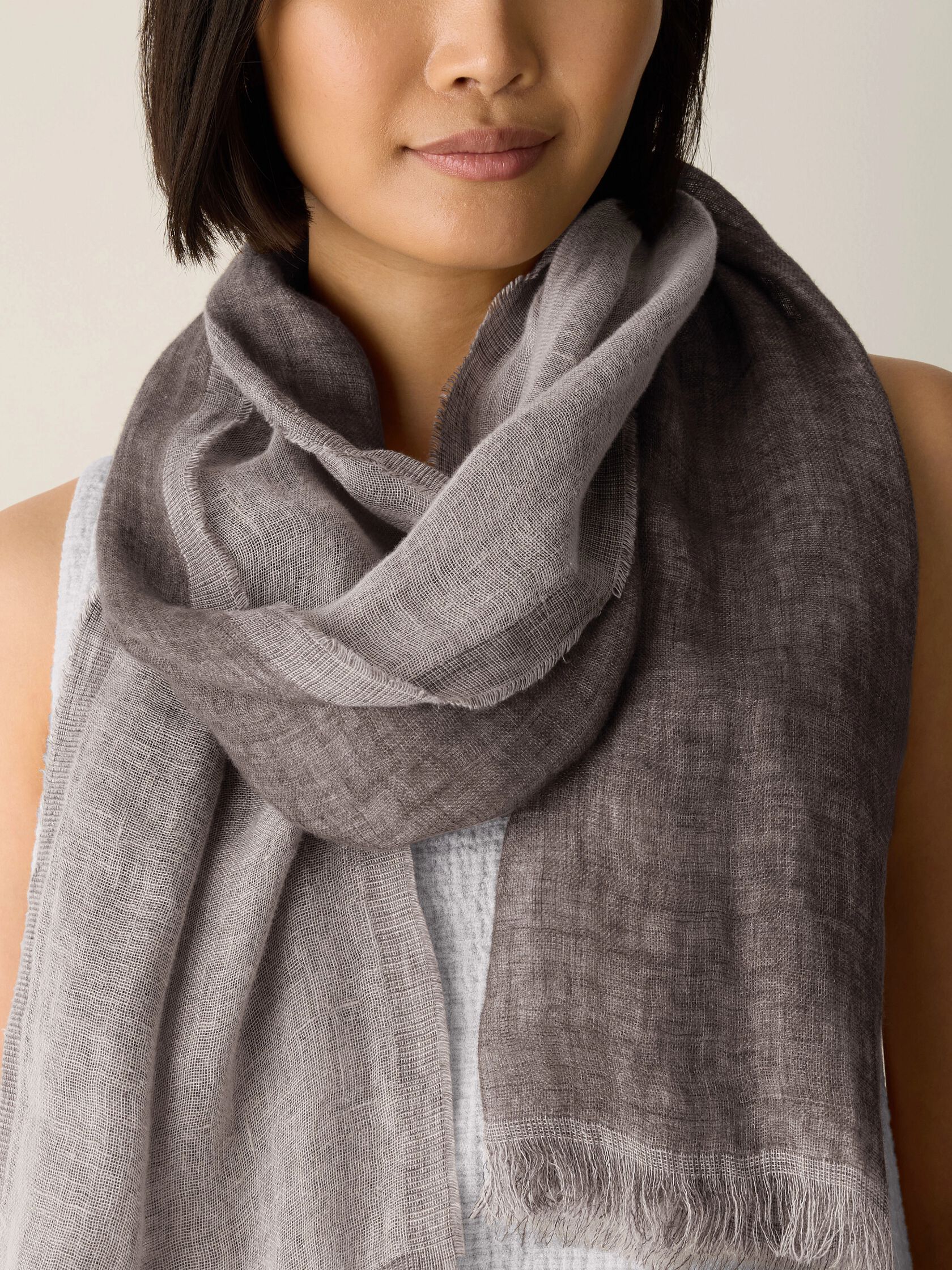 Linen Doubleweave Scarf