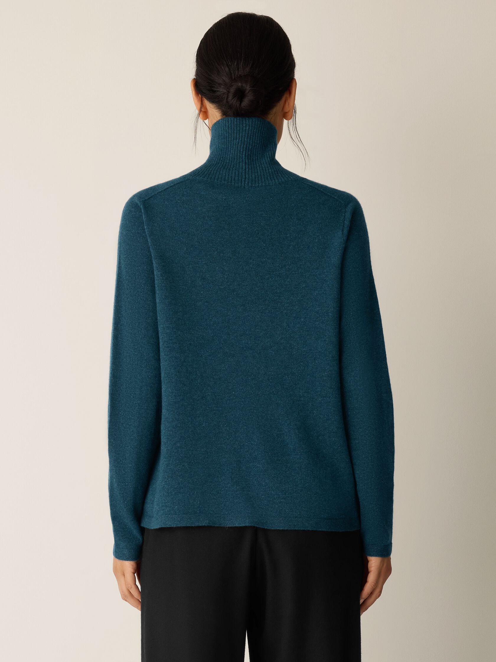 Italian Cashmere Turtleneck Top