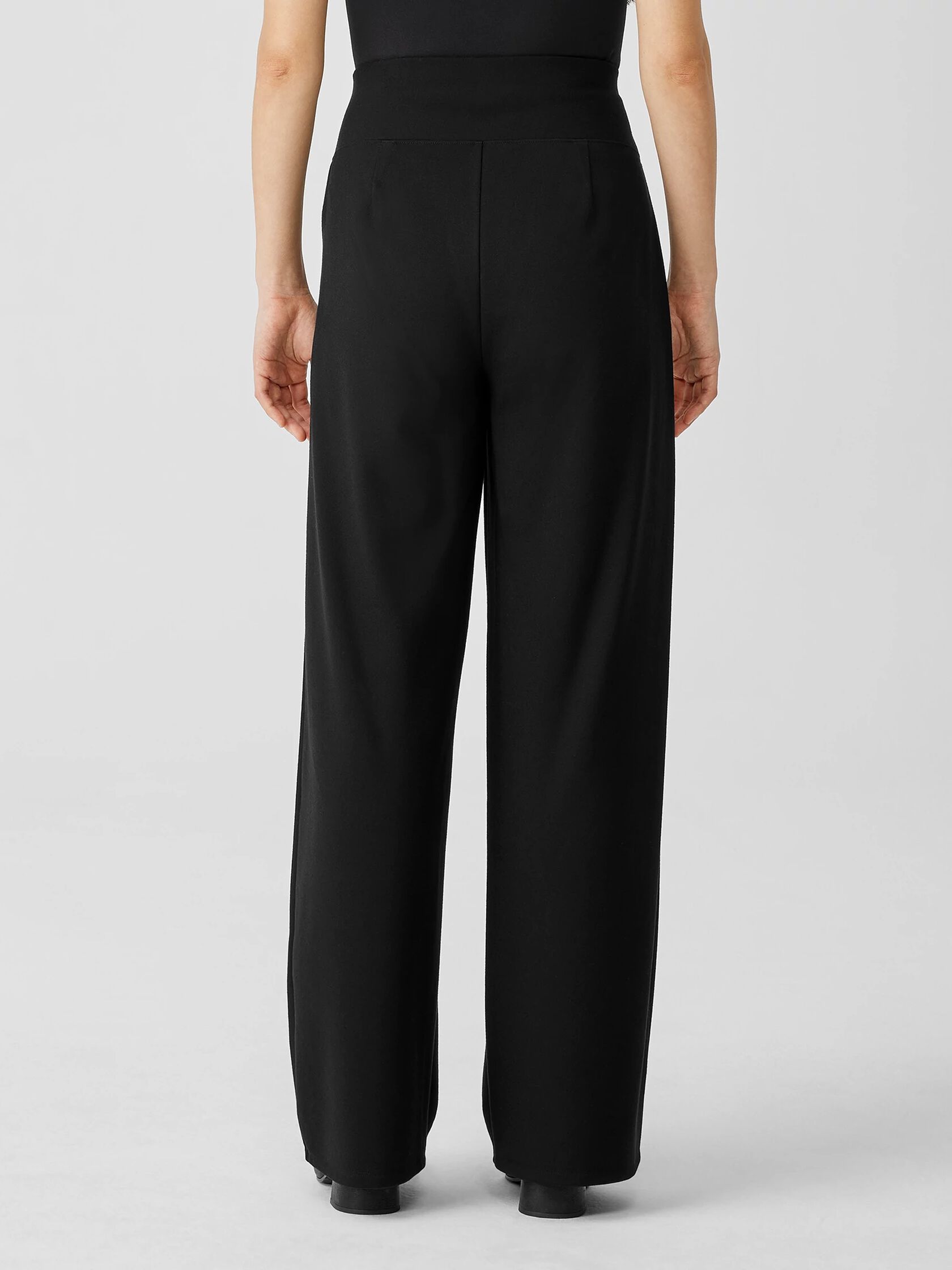 Washable Flex Ponte Wide-Leg Pant | EILEEN FISHER