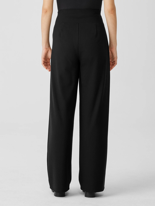 Washable Flex Ponte Wide-Leg Pant