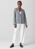 Linen Silk Twill Blazer