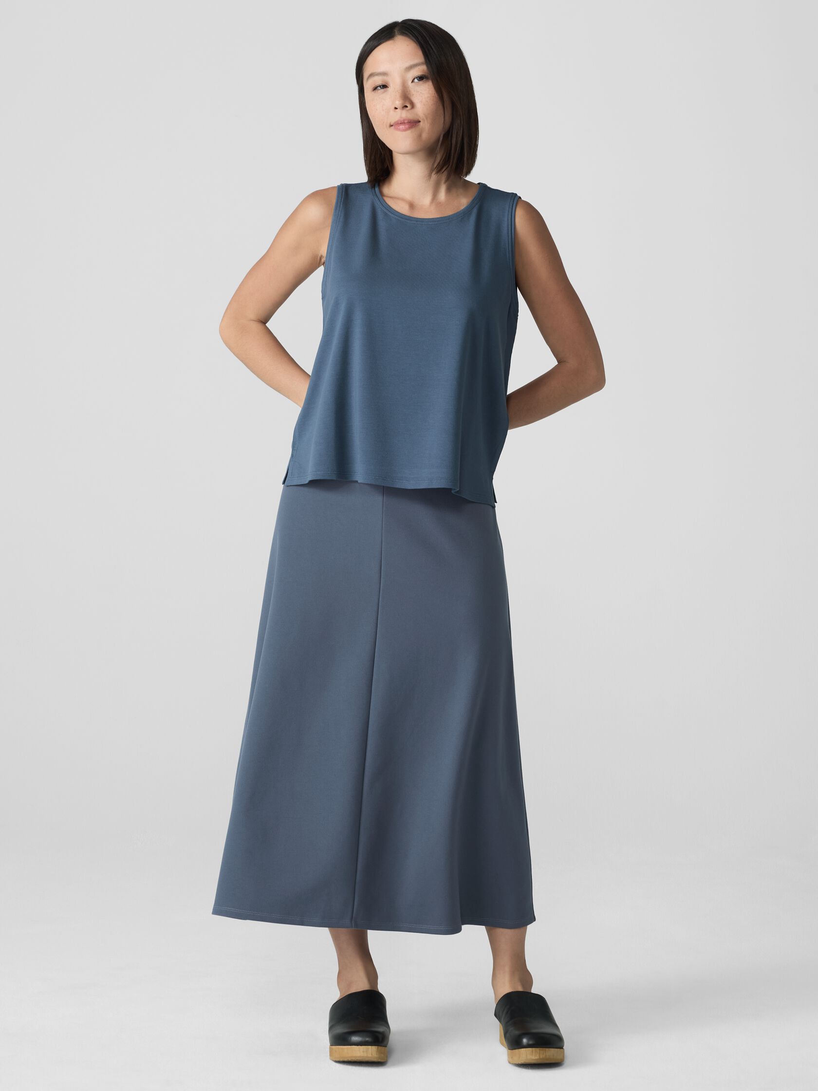 Lightweight Ponte A-Line Skirt