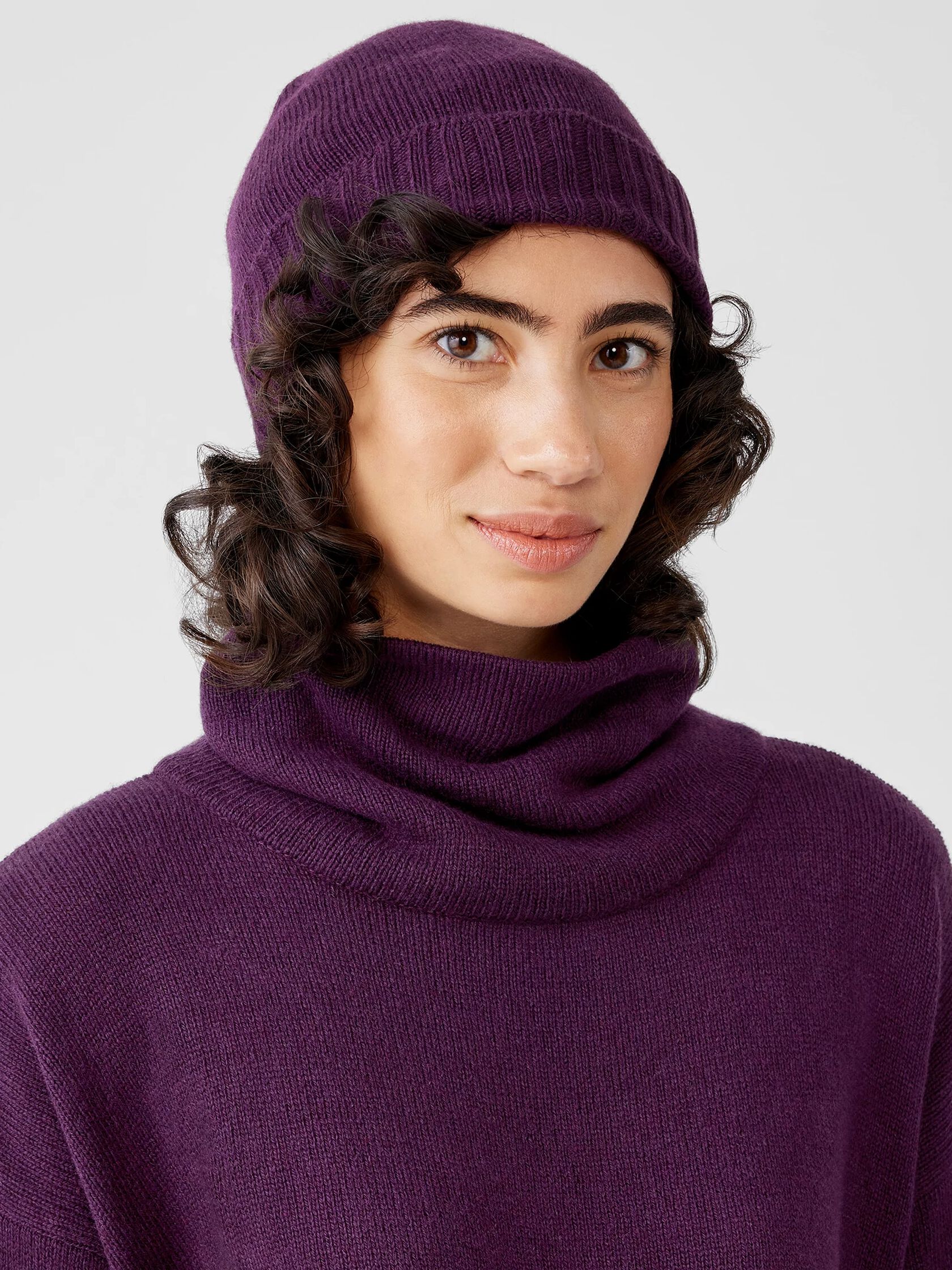 Cotton and Recycled Cashmere Hat