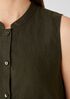 Organic Handkerchief Linen Sleeveless Shirt