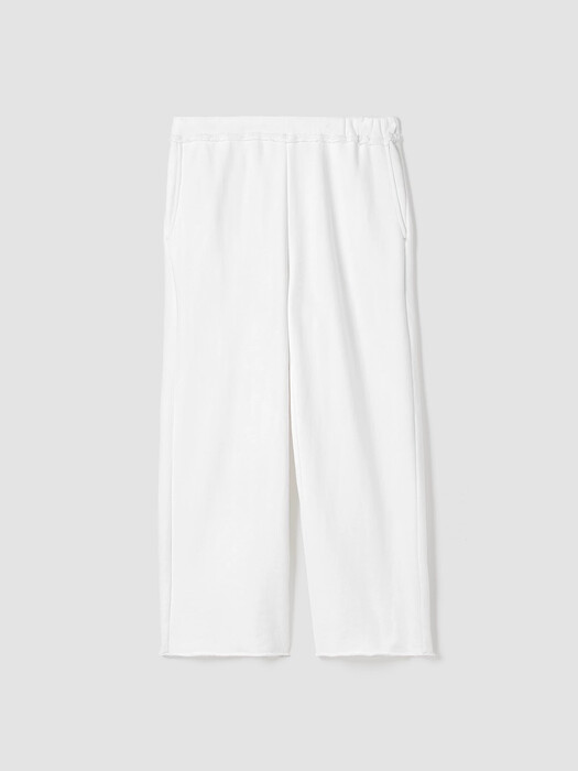 Organic Cotton French Terry Straight Pant