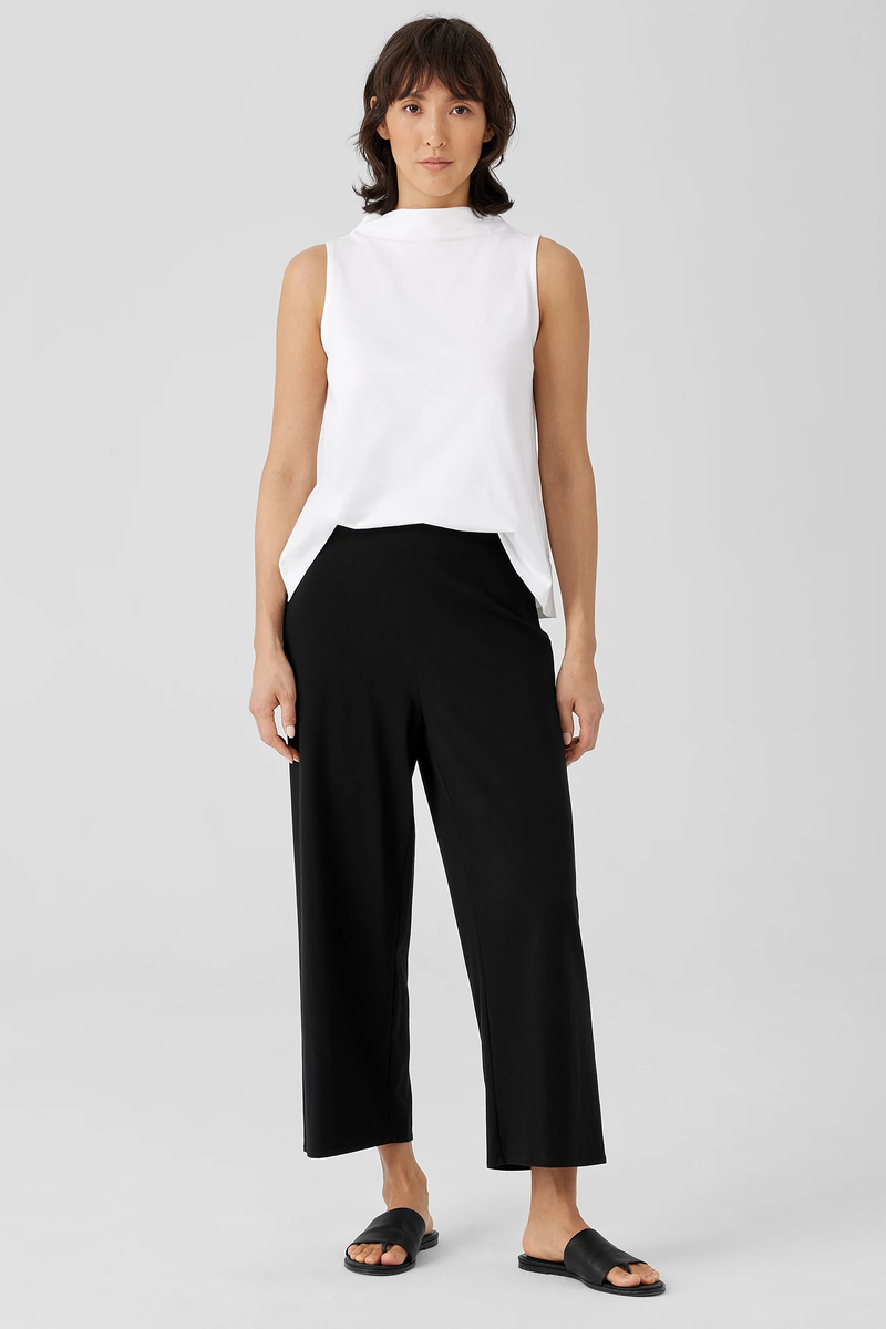 Traceable Organic Cotton Jersey Straight Pant